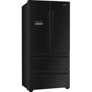 Smeg FQ55FNDF - Amerikaanse koelkast Zwart