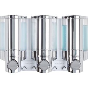 Aviva Driekamerdispenser, chroom