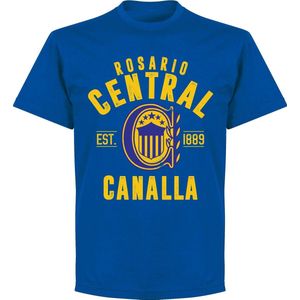 Rosario Central Established T-Shirt - Blauw - 4XL