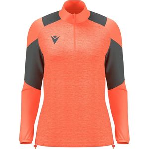 Macron Glory Chantico Ziptop Kinderen - Coral Fluor / Antraciet | Maat: 11-12 Y