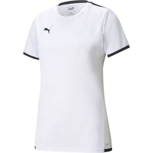 Puma Teamliga Shirt Korte Mouw Dames - Wit | Maat: XL