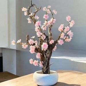 Seta Fiori - Kunst bloesemboom – Kunstboom – roze - 50cm – Voor binnen – Cherry Blossom - Sakura