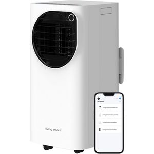 Slimme mobiele Airco met Wifi - 12000 BTU - Airconditioning - Ventilator Modus - Geschikt voor Ontvochtiging - op Wieltjes - Ventilator Modus - met Display