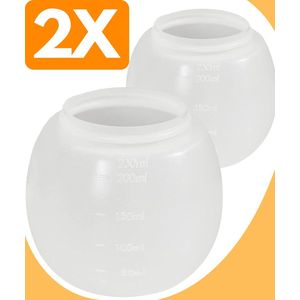 Doseerbol 2 stuks - Wasbol - Wasbollen voor wasmiddel - Doseerdop - wasbolletjes voor wasmachine - wasbal - wasmiddel bol - doseerbol wasmiddel vloeibaar