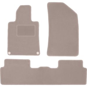 Beige veloursmatten voor: Peugeot 508 I sedan, stationwagen, SW, RXH (2010-2018)