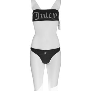 Juicy Couture - zwarte bandeau bikini - maat XXS