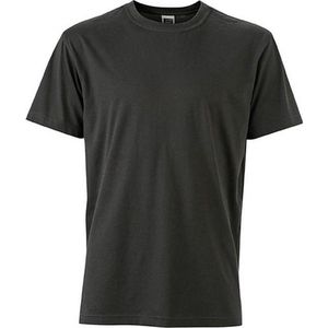 Fusible Systems - Heren James and Nicholson Workwear T-Shirt (Zwart)