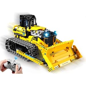 Hogokids 3 In 1 RC Auto - RC Auto - RC Kiepwagen - RC Race Auto - RC Buldozer - Afstand Bestuurbare Auto - Bouwstenen - Speelgoed Voor Jongens En Meistes - App Bediening - Meer Dan 20 Meter Bereik - Ideaal Als Cadeau