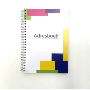 Luxe Adresboek A5 | Fotofabriek Adressenboek | Adresboekje met alfabet & ringband| Telefoonboekje