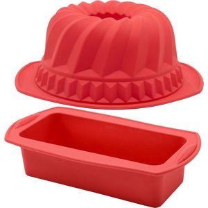 silicone bakvormen, rood