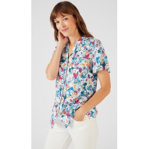 Damart - Gesmokte blouse, Climatyl - Dames - Beige - 40