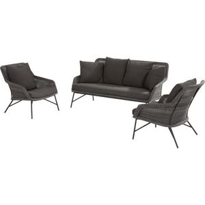 Samoa stoel-bank loungeset 3-delig 4-Seasons Outdoor