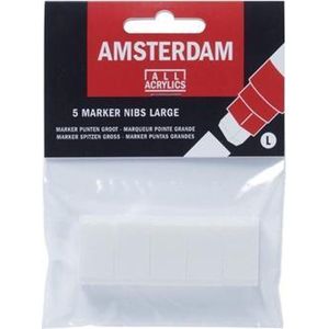 Amsterdam acrylmarker punten groot zakje van 5 stuks