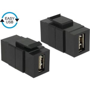 Keystone USB2.0 - Easy-USB-A module zwart