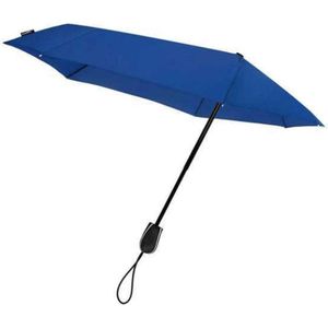Aerodynamische opvouwbare stormparaplu blauw - Eén maat