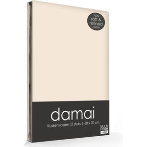 Damai Kussenslopen Taupe (2 stuks)-80 x 80 cm - Sloop - Slopen