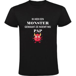 Ik heb een monster gemaakt ze noemt mij PAP Hoodie | Papa | Dochter | Kind | Meisje | Vaderdag | Puber | Kado | Cadeau | Trui