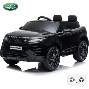 Range Rover Evoque - Elektrische Kinderauto Zwart - 12V - Afstandsbediening