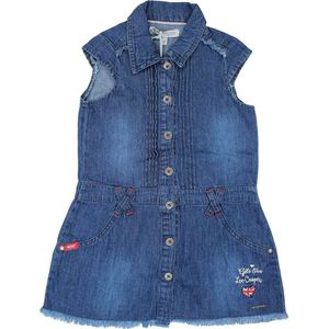 Lee Cooper Jurkje Lee Cooper denim Kids & Kind Meisjes Blauw - Maat: 146/152