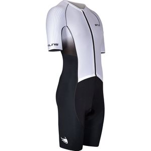 BTTLNS trisuit - triathlon pak - PRO Aero trisuit - trisuit korte mouw dames - langeafstand triathlon - Nemean 1.0 - wit - S