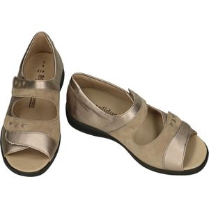 Solidus -Dames - brons - sandalen - maat 38