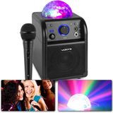 Karaoke Set met Microfoon en Echo Effect - Vonyx SBS50B - Bluetooth Speaker met Jelly Ball Licht - 50 Watt