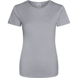 Dames sportshirt met korte mouwen 'Cool T' Heather Grey - S