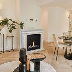 Xaralyn Cadiz bio-ethanol haard met steendecor - Antraciet, ruwe natuurstenen haardombouw - 3 KW verwarming