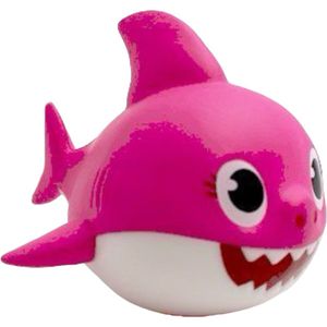 Mama shark - roze moeder van Baby Shark - Speelfiguurtje / Badspeeltje - 7 cm - kunststof - Comansi