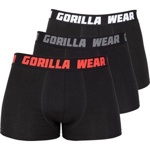 Gorilla Wear Boxershorts 3-Pack - Zwart - XL