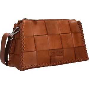 Shabbies Amsterdam Medium Crossbodytas / Schoudertas Dames - Leer - Noka - Licht Cognac