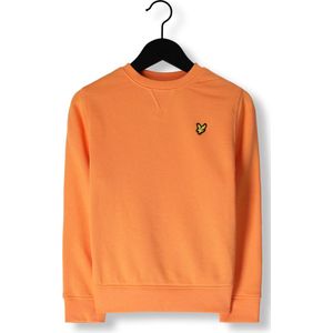 Lyle & Scott Crew Neck Sweatshirt Boys Truien & Vesten Jongens - Sweater - Hoodie - Vest- Oranje - Maat 134/140