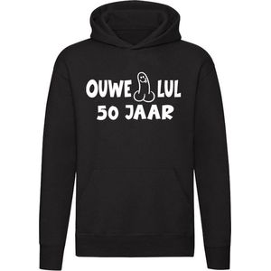 Ouwe lul 50 jaar Hoodie - verjaardag - jarig - 50e verjaardag - jarig - vader - papa - vijftig - abraham - grappig - cadeau - unisex - trui - sweater - capuchon