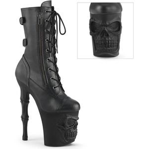 Pleaser - RAPTURE-1047 Plateau Laarzen, Paaldans schoenen - US 7 - 37 Shoes - Zwart
