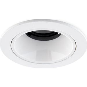 Groenovatie LED Inbouwspot 5W CREE - Rond - Kantelbaar - Dimbaar - Wit/Wit