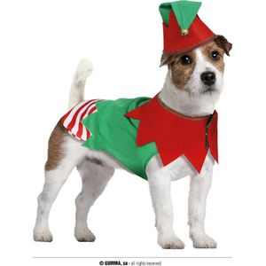 Fiestas Guirca - Kostuum kerstelf voor honden - Maat M