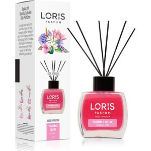 LORIS - Parfum - Geurstokjes - Huisgeur - Huisparfum - Jasmine & Lilac - 100ml