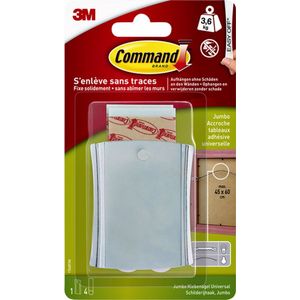 Command™ Schilderijhaak Metaal, 17048C, ophanging met draad, 1 haak + 6 Strips, 3,6kg