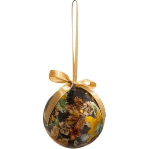 TS Collection - Kerstbal Berry blue - Los - Metaal & Epoxy - Exclusieve woonitems voor binnen - Handgemaakt - Unieke print - Designed by Lammie