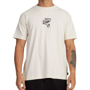 Rvca Fly Away Short Sleeve T-shirt - Unbleached