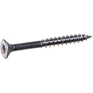 QZ 806 spaanplaatschroef platkop deeldraad 3.5x45/27 mm Torx TX 15 staal gehard verzinkt 806.35045.1022