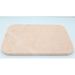 Marmeren Plaat Rosé Snijplank Afgerond 40x30x2cm Keuken Dienblad Plank - Marble Serveerplank - Echte Marmer Natuursteen - Op Maat Gesneden - LuxuryQuarry®