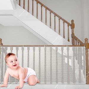Allecto Plus - Veiligheidsnet voor kinderen | Trappenveiligheid | Railing | 2 meter x 79 cm | Trapbescherming | Trapheknet | Balkonveiligheid