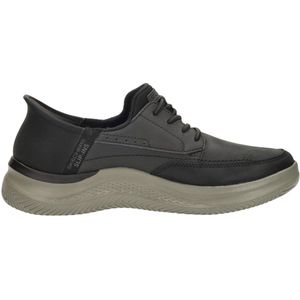 Skechers - Hasting Rory - Instapper - Zwart - Leer/Textiel