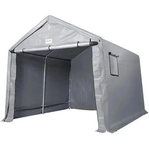 Tent - Carport Vervangende Overkapping - Garage Top Tent - Draagbare Berging - Buiten Berging - 10FTX15FT - Waterdicht - Zwaargewicht All-Season - Berging Voor Auto, Pickup Truck - Grijs