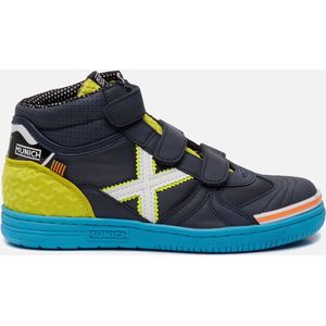 Munich G3 Boot Velcro Hoge sneakers - Leren Sneaker - Jongens - Blauw - Maat 37