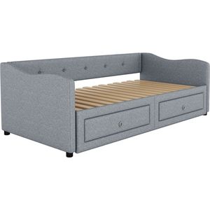 Gotagee Het slaapbank dagbed 90x200 cm dagbed met uittrekbaar bed eenpersoonsbed logeerbed