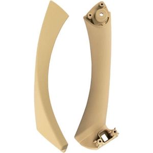 Auto Rechts Binnenarmsteun Deurklink Montage voor BMW E90 2005-2012, Links en Rechts Drive Universal (Beige)