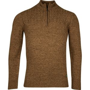 Baileys - Half zip trui - Heren - XL - Bruin - Wol - 428483