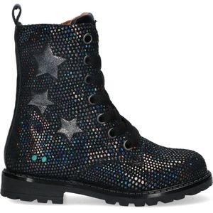 BunniesJR 224864-998 Meisjes Biker Boots - Multicolor - Suède - Veters